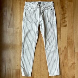 Citizens of Humanity High Rise Pinstriped Skinny Jean size 26